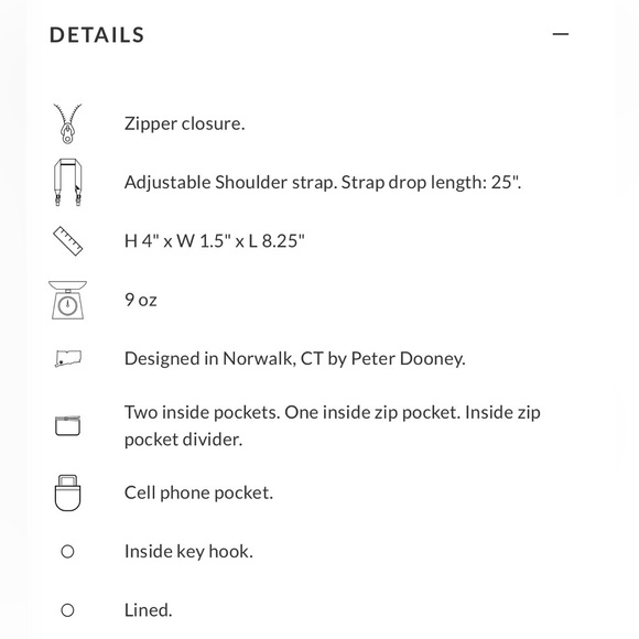 New Dooney & Bourke Denison Crossbody bag - Picture 7 of 10